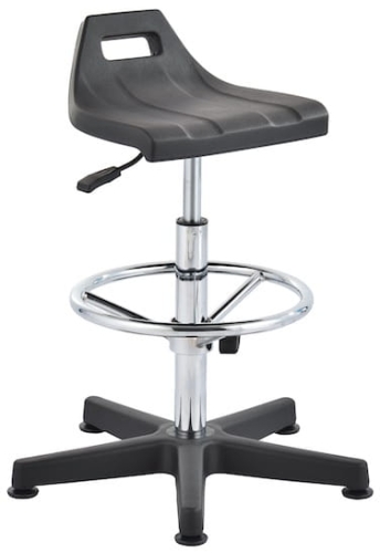 Taboret warsztatowy wysoki, z uchwytem