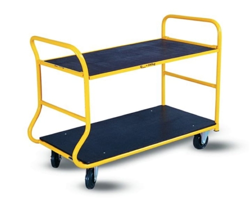 Wózek transportowy półkowy, 1000x600, dwupółkowy, kod: Z31