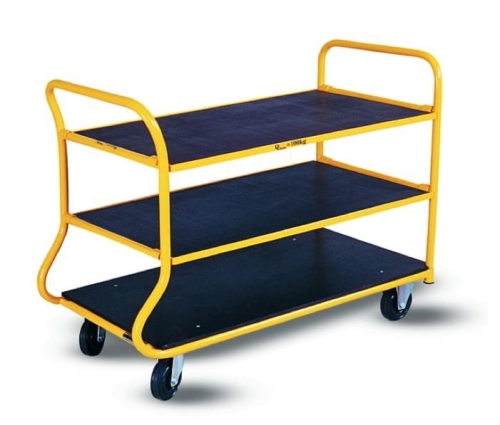 Wózek transportowy półkowy, 1000x600, trzypółkowy, kod: Z32