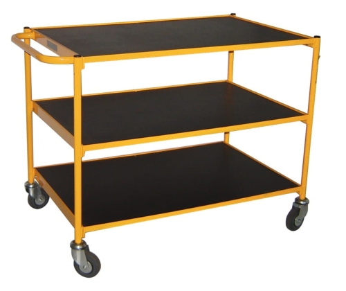 Wózek transportowy półkowy, 1138x600x804, trzypółkowy, kod: Z41