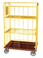 Wózek transportowy, kontenerowy, z półkami, nośność 600 kg, kod: Z38