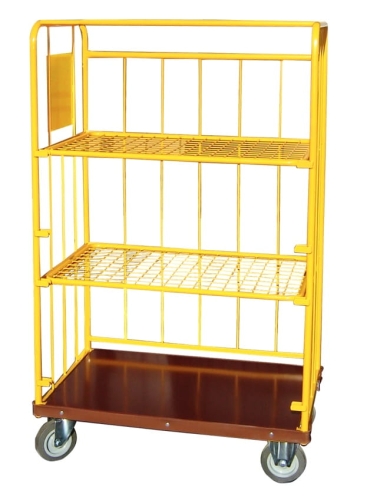 Wózek transportowy, kontenerowy, z półkami, nośność 600 kg, kod: Z38