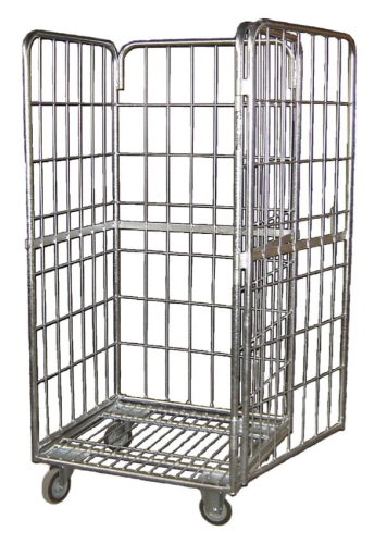 Wózek kontenerowy, siatkowy, nośność 400 kg, kod: Z303 1