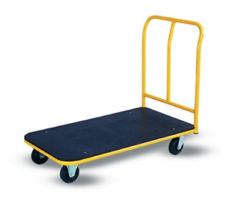 Wózek magazynowy platformowy, nośność 600-kg, koła pełne, antypoślizgowa, kod: Z01