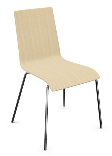 Krzesło na stołówkę NS CAFE VII, drewno