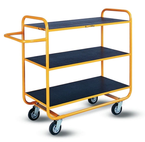 Wózek transportowy półkowy, 1200x550x1100, trzypółkowy, kod: Z414