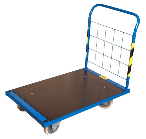 Wózek platformowy, platforma ze sklejki, koła pełne, kod: A1354