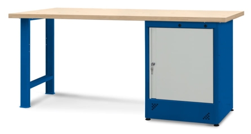 Stół warsztatowy 210 cm, szafka, kod: J22504