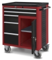 Wózek warsztatowy, narzędziowy, 5 szuflad, schowek, kod: J21605 1