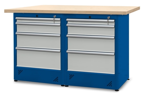 Stół warsztatowy 150 cm, 8 szuflad, kod: J22409