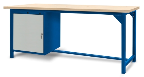 Stół warsztatowy 210 cm, szafka, kod: J22103