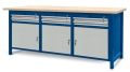 Stół warsztatowy 210 cm, 3 szafki i 6 szuflad, kod: J22116