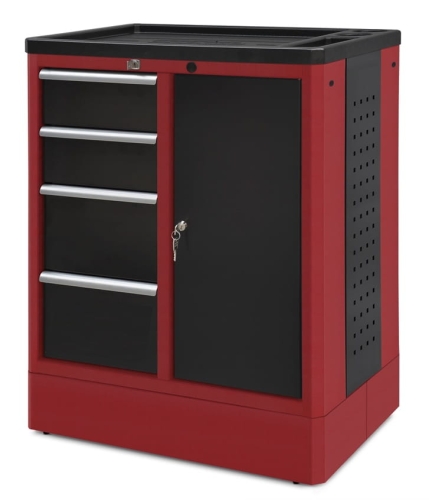 Szafka warsztatowa 4 szuflady, schowek, kod: J21658