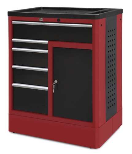 Szafka warsztatowa, 5 szuflad, schowek, kod: J21661