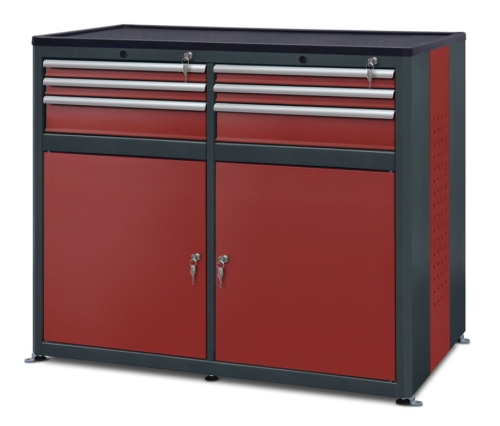 Szafka warsztatowa, 6 szuflad, 2 schowki, kod: J22274