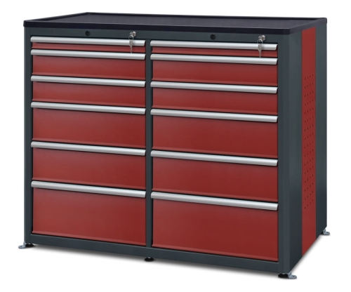 Szafka warsztatowa, 12 szuflad, kod: J22275