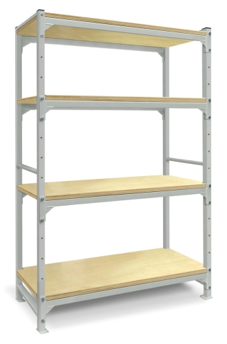 Regał metalowy 2000 kg, nośność półki 500 kg, 4 półki, kod: J23890