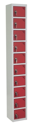 Szafa skrytkowa, 10 schowków, 250x1805x250, kod: J24500