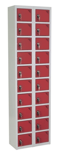 Szafa skrytkowa, 20 schowków, 500x1805x250, kod: J24501