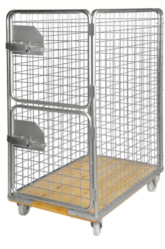 Wózek kontenerowy, siatkowy KONGAMEK, nośność 800 kg, kod: K80  1