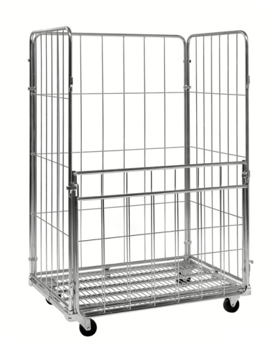 Wózek kontenerowy, siatkowy KONGAMEK, nośność 400 kg, kod: K12080 1