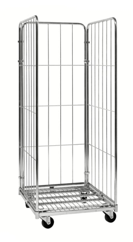 Wózek kontenerowy, siatkowy KONGAMEK, nośność 400 kg, kod: K7280