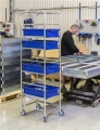 Wózek transportowy na skrzynki i tace KONGAMEK, kod: K164 1