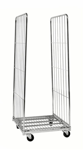 Wózek kontenerowy, siatkowy KONGAMEK, nośność 400 kg, kod: K1802