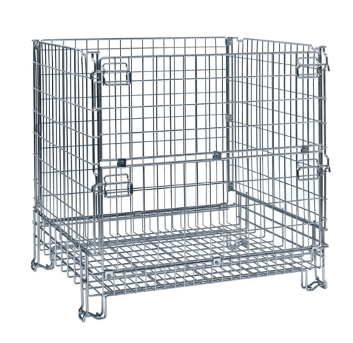 Kosz siatkowy KONGAMEK, zamykany, nośność 1000 kg, kod: K0991