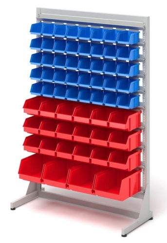 Regał z pojemnikami, 62 pojemniki, kod: TMSWJ1