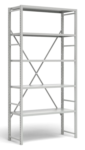 Regał metalowy 600 kg, nośność półki 100 kg, 5 półek, kod: TMRS21020