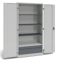 Szafa warsztatowa, 2 szuflady, 4 półki, kod: TM38S