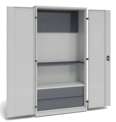 Szafa narzędziowa, 2 szuflady, 2 półki, 2000x1020x435, kod: TM34SS