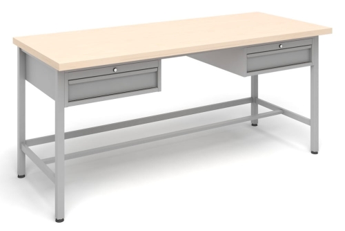 Stół warsztatowy 200 cm, 2 szuflady, kod: TM010001