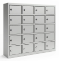 Szafa skrytkowa, 20 schowków, 780x860x220, kod: TM863K4