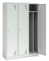 Szafa ubraniowa BHP, 3 schowki, kod: TM1185K3