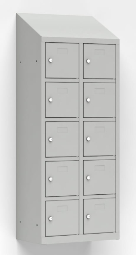 Szafa skrytkowa, 10 schowków, 1280x510x300, kod: TM510K2
