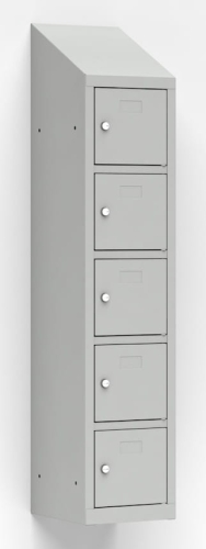 Szafa skrytkowa, 5 schowków, 1280x27x300, kod: TM270K1