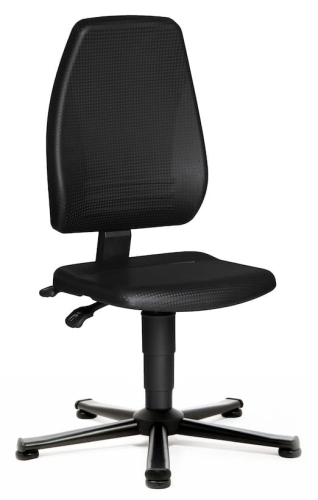 Krzesło warsztatowe na ślizgach, BIMOS Rabco ERGO 1, Gwarancja 10-lat