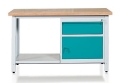 Stół warsztatowy 150 cm, szafka, szuflada, kod: MWS204 3