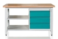 Stół warsztatowy 150 cm, 3 szuflady, kod: MWS205 3