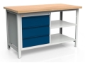 Stół warsztatowy 150 cm, 3 szuflady, kod: MWS205 1