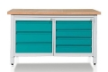 Stół warsztatowy 150 cm, 7 szuflad, kod: MWS208 3