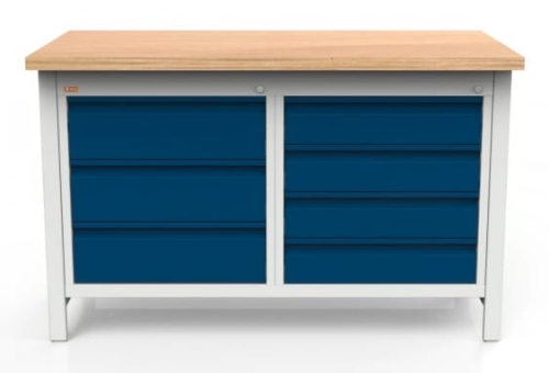 Stół warsztatowy 150 cm, 7 szuflad, kod: MWS208