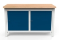 Stół warsztatowy 150 cm, 2 szafki, kod: MWS211