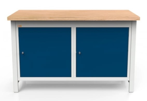 Stół warsztatowy 150 cm, 2 szafki, kod: MWS211