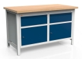 Stół warsztatowy 150 cm, 2 szafki, 2 szuflady, kod: MWS216 1