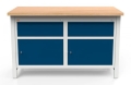Stół warsztatowy 150 cm, 2 szafki, 2 szuflady, kod: MWS216