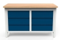 Stół warsztatowy 150 cm, 6 szuflad, kod: MWS220