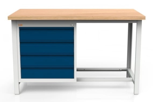 Stół warsztatowy 150 cm, 4 szuflady, kod: MWS221